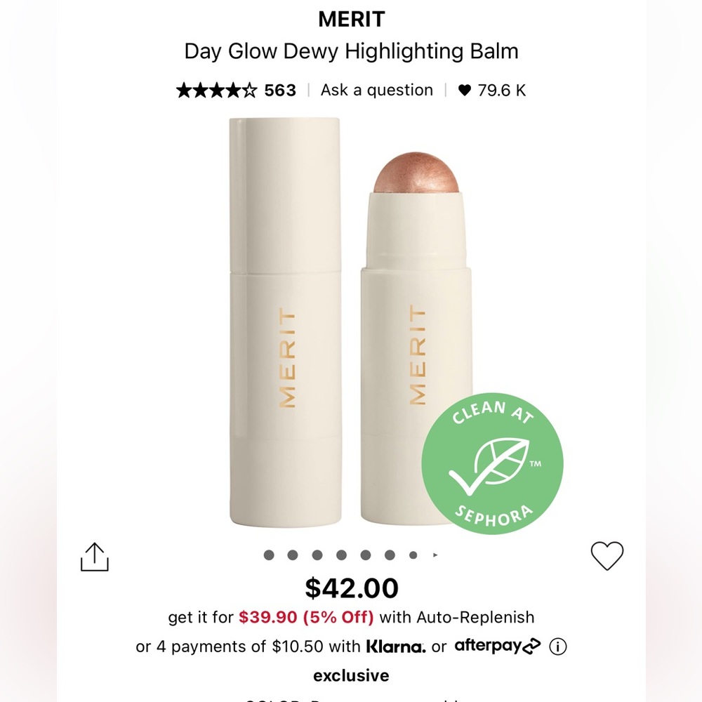 Merit Day Glow Dewy Highlighting Balm